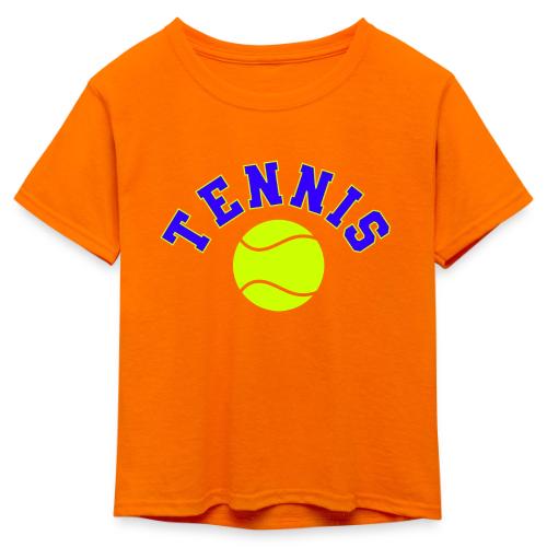 Tennis: Serve in Style - Kid's 50/50 Neon T-Shirt