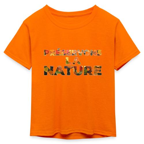 Preserving nature - Kid's 50/50 Neon T-Shirt
