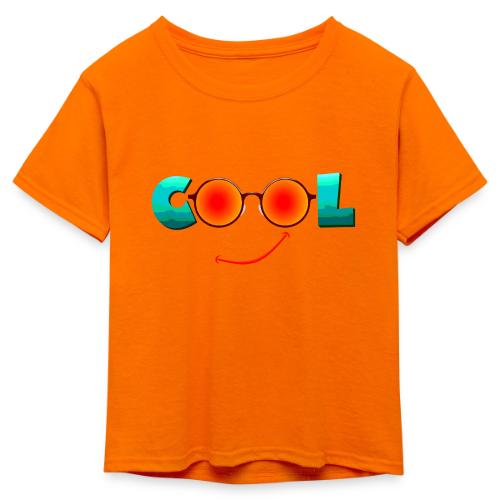 Stay Cool Chill Vibes Design - Kid's 50/50 Neon T-Shirt