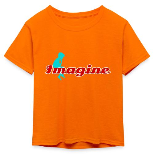 Imagine – Inspire Creativity & Dreams - Kid's 50/50 Neon T-Shirt