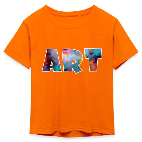 Art in Color - Kid's 50/50 Neon T-Shirt