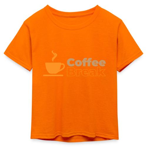 Coffee break - Kid's 50/50 Neon T-Shirt