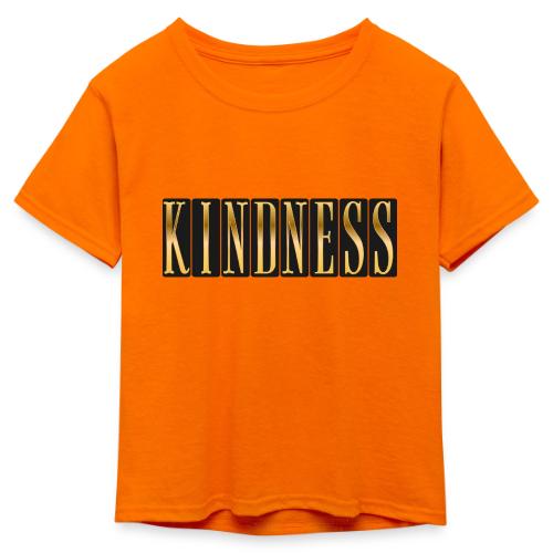 Golden Kindness - Kid's 50/50 Neon T-Shirt