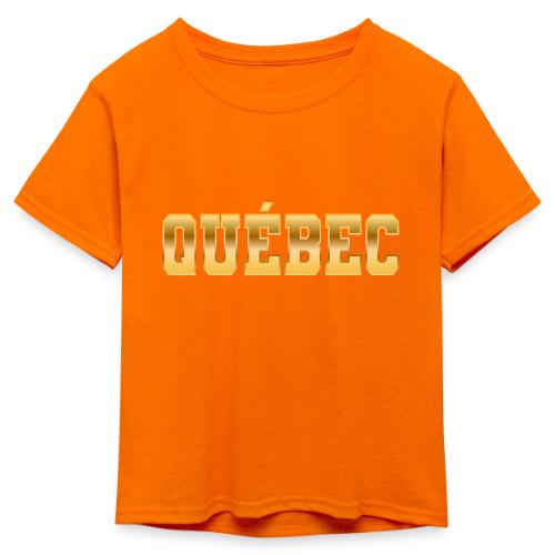 Québec - Kid's 50/50 Neon T-Shirt