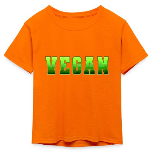 Green Wave Vegan - Kid's 50/50 Neon T-Shirt
