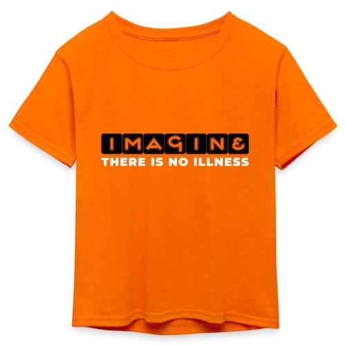 Imagine there is no illness - Kid's 50/50 Neon T-Shirt