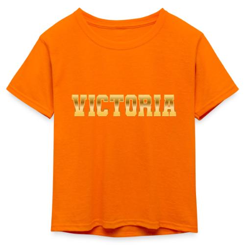 Victoria - Kid's 50/50 Neon T-Shirt