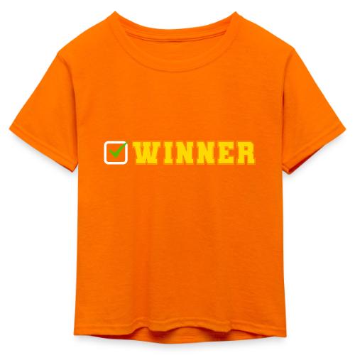 Crowned to Win - Kid's 50/50 Neon T-Shirt