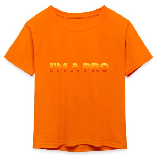 I'm a pro - Kid's 50/50 Neon T-Shirt