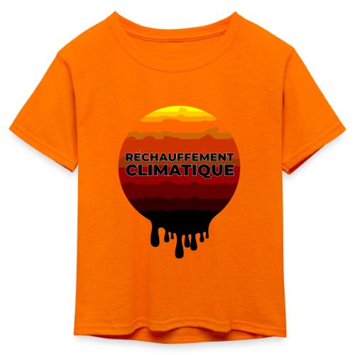 Global warming - Kid's 50/50 Neon T-Shirt