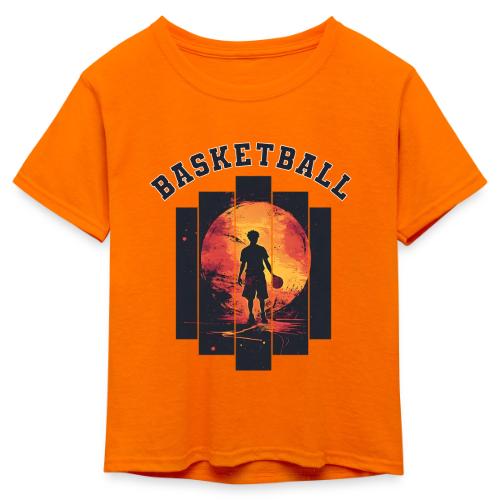 Basketball is My Game - Kid's 50/50 Neon T-Shirt