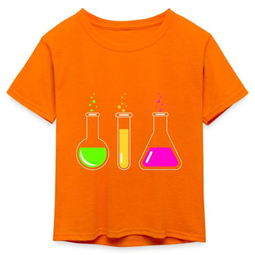 Colorful Chemistry - Kid's 50/50 Neon T-Shirt