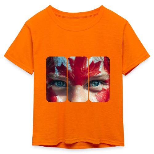 Canada: Northern Spirit - Kid's 50/50 Neon T-Shirt