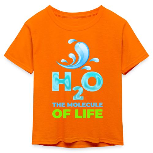 The Molecule of Life - Kid's 50/50 Neon T-Shirt