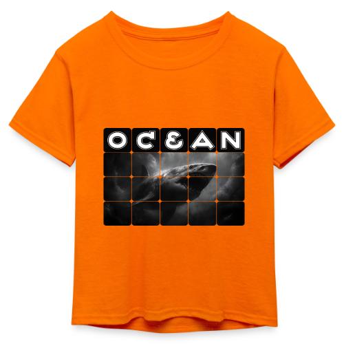 Ocean: Abyssal Terror - Kid's 50/50 Neon T-Shirt