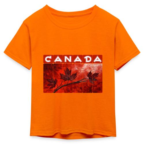 Art of Canada - Kid's 50/50 Neon T-Shirt