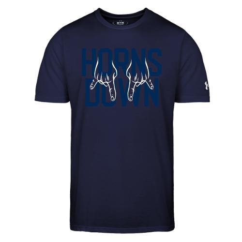 Horns Down (On Gold) - Under Armour Men's Athletic 2.0 T-Shirt