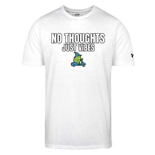 No Thoughts Just Vibes Funny Frog Shirt - Under Armour Men's Athletic 2.0 T-Shirt