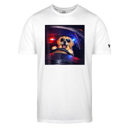 Funny Police Golden Retriever Meme Tee - Under Armour Men's Athletic 2.0 T-Shirt