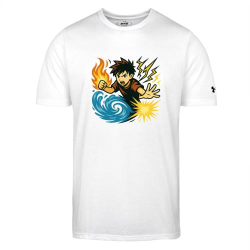 Anime Elemental Warriors | Fire, Water, Lightning - Under Armour Men's Athletic 2.0 T-Shirt