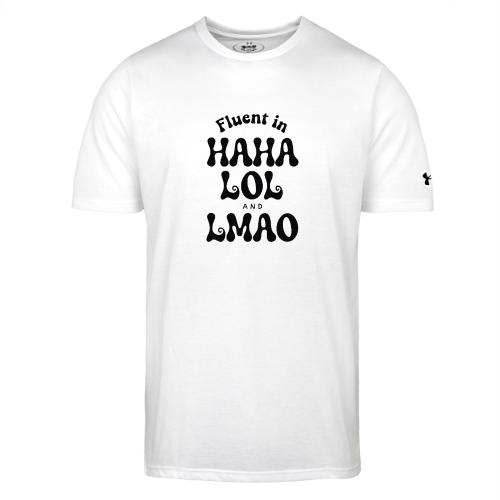Fluent in HAHA LOL LMAO Funny Humor-Bilingual Joke - Under Armour Men's Athletic 2.0 T-Shirt
