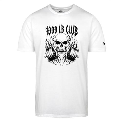 1000 LB Club Skull Barbell Powerlif - Under Armour Men's Athletic 2.0 T-Shirt
