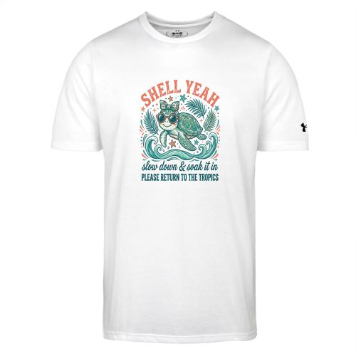 Shell Yeah Sea Turtle Beach Vibes - Under Armour Men's Athletic 2.0 T-Shirt