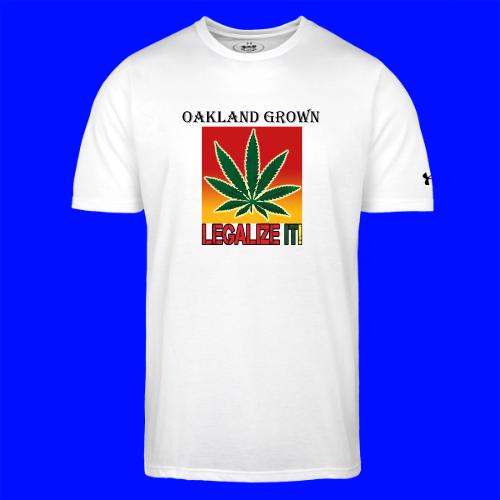 Oakland Grown Cannabis juridiques T-shirts 420 usure - T-shirt Athletic 2.0 Under Armour Homme