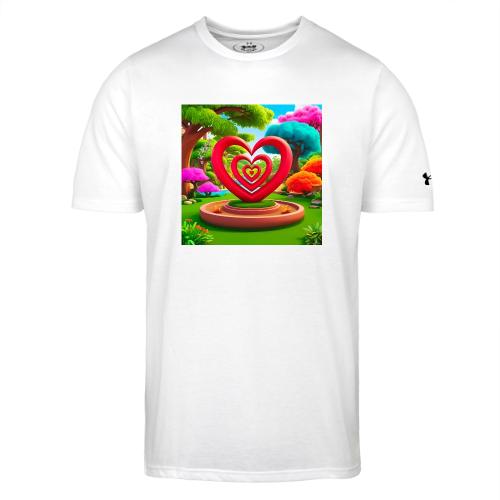 Triple heart landscape, nature, love, happiness - Under Armour Men's Athletic 2.0 T-Shirt