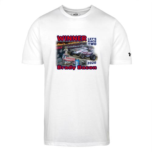 Brady Bacon #LetsRaceTwo Winner - Under Armour Men's Athletic 2.0 T-Shirt