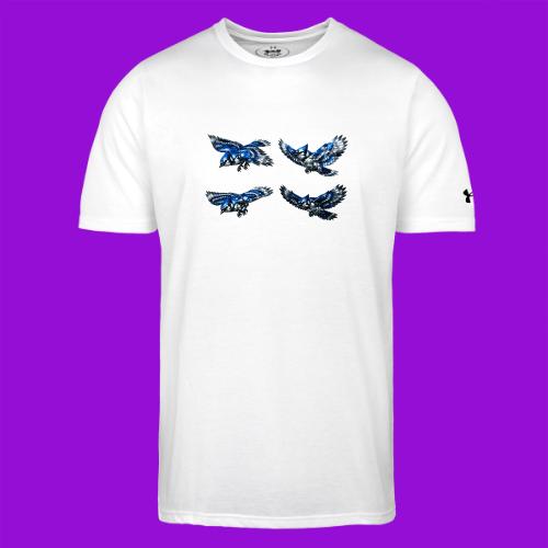 Silver Blue Jay Flight Stages - Under Armour Men's Athletic 2.0 T-Shirt