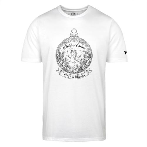 Festive Snowman T-Shirt - Under Armour Men's Athletic 2.0 T-Shirt