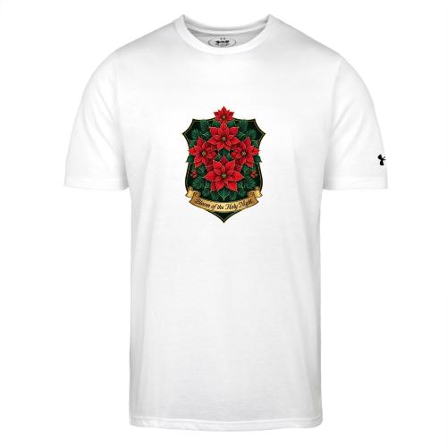 Poinsettia Crest T-Shirt - Under Armour Men's Athletic 2.0 T-Shirt