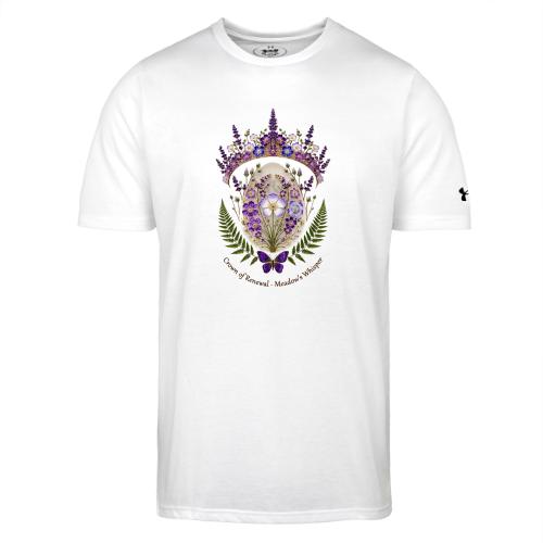 Spring Meadow Crown Tee, Cottagecore Renewal Gift - Under Armour Men's Athletic 2.0 T-Shirt