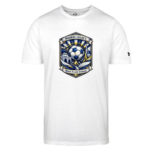 Madrid White Legacy T Shirt, Madrid Fan Gift - Under Armour Men's Athletic 2.0 T-Shirt