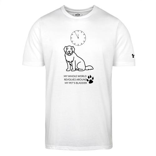 My Pet's Bladder World T-Shirt | Funny Dog/Cat Own - Under Armour Men's Athletic 2.0 T-Shirt