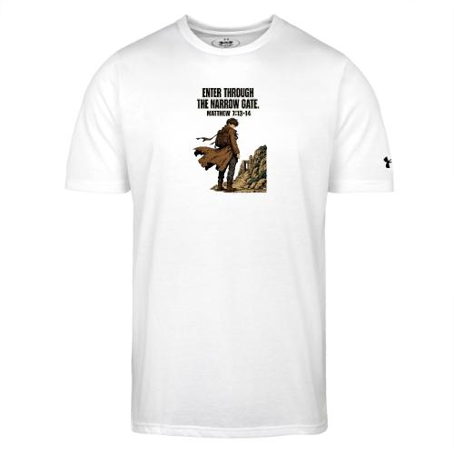 Enter Through the Narrow Gate | Matthew 7:13-14 - Under Armour Men's Athletic 2.0 T-Shirt