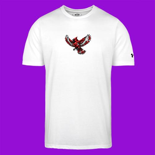Silver Cardinal in Flight - Under Armour Men's Athletic 2.0 T-Shirt