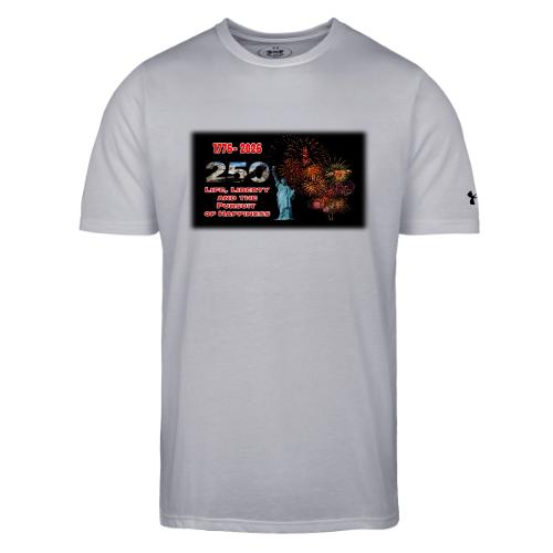1776 - 2026 - 250 Years USA | Fireworks - Under Armour Men's Athletic 2.0 T-Shirt