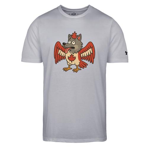 Maple-Mad Wolfbird – Quirky Canadian Creature - Under Armour Men's Athletic 2.0 T-Shirt