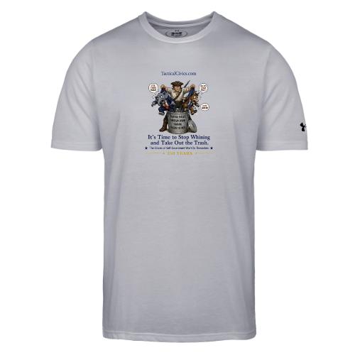 Fav Patriot Taking Out Trash-Printed Front & Back - Under Armour Men's Athletic 2.0 T-Shirt