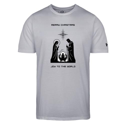 Joy to the World T-Shirt | Minimalist Nativity - Under Armour Men's Athletic 2.0 T-Shirt