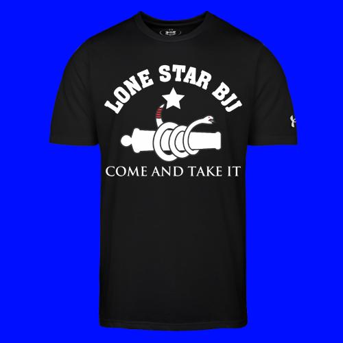 Lone Star BJJ - Come and Take It - White and Red - Under Armour Men's Athletic 2.0 T-Shirt