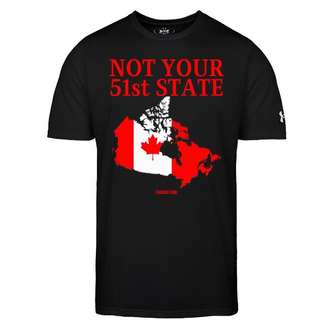 Canada Is Not Your 51st State - Canada Map Flag