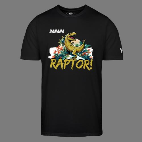 Funny Banana Raptor T-Rex Design - Under Armour Men's Athletic 2.0 T-Shirt
