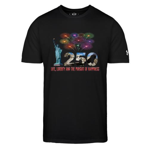 250 Years USA - Under Armour Men's Athletic 2.0 T-Shirt