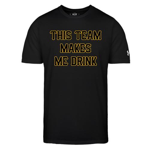 This Team Makes Me Drink (Baseball) - Under Armour Men's Athletic 2.0 T-Shirt