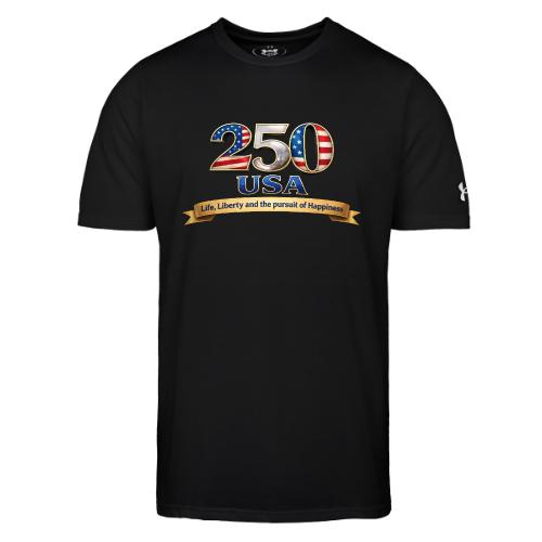 250 USA Liberty Banner - Under Armour Men's Athletic 2.0 T-Shirt