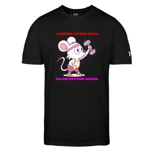 Cheese Lifter 3000 | Funny Gym Rat Mouse tshirt - Under Armour Men's Athletic 2.0 T-Shirt