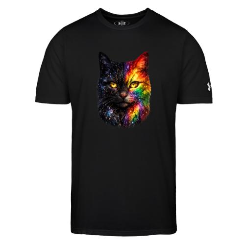 Cosmic Galaxy Rainbow Cat - Under Armour Men's Athletic 2.0 T-Shirt